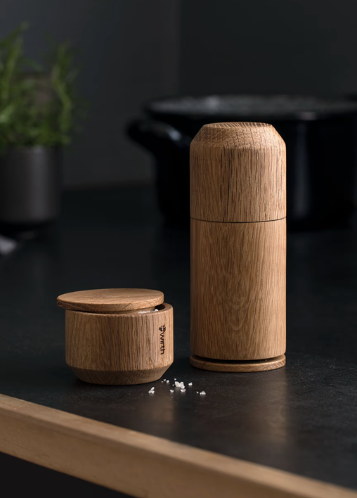 Salt Me – zoutpotje in eikenhout