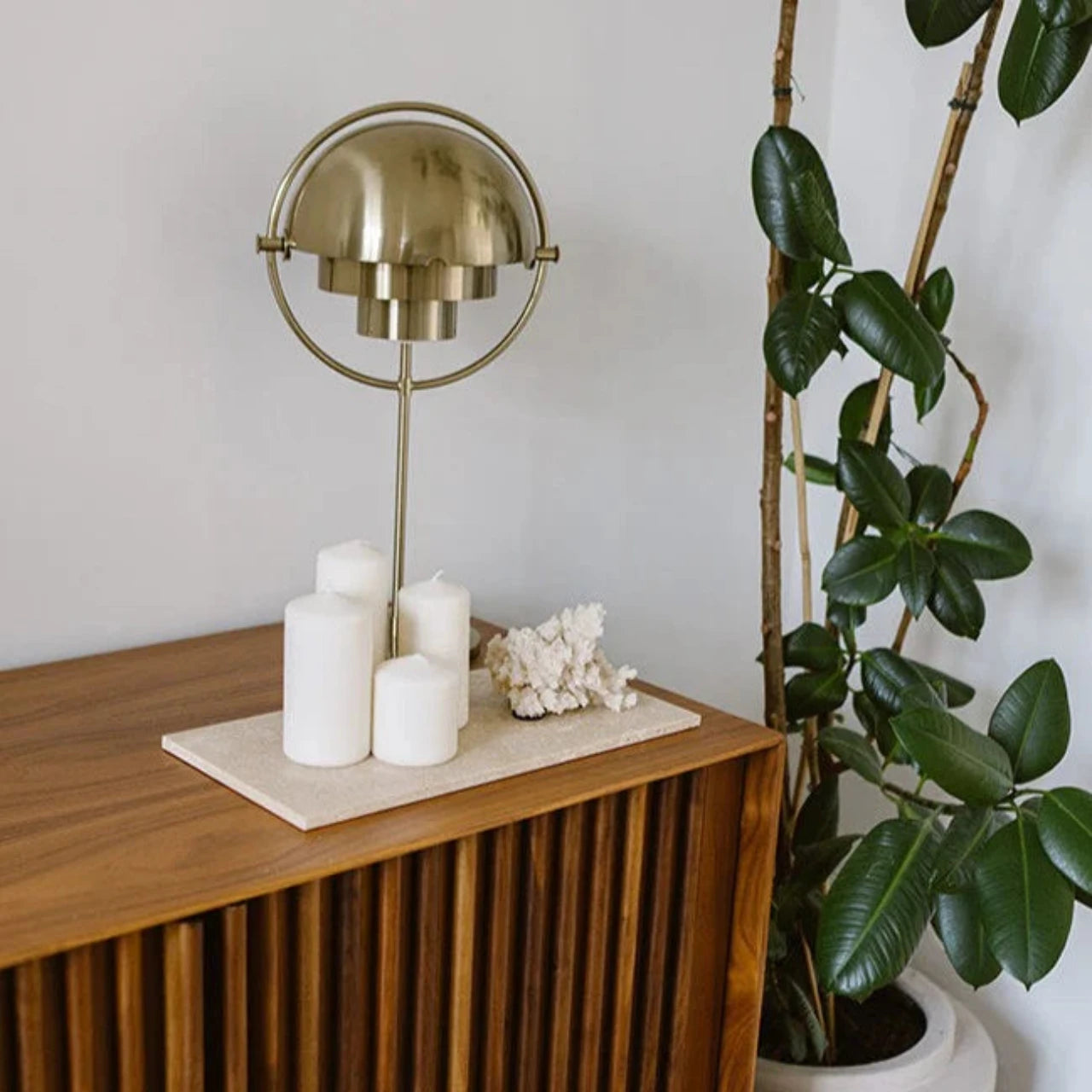 Mooisa - Marmer dienblad rechthoek Travertine