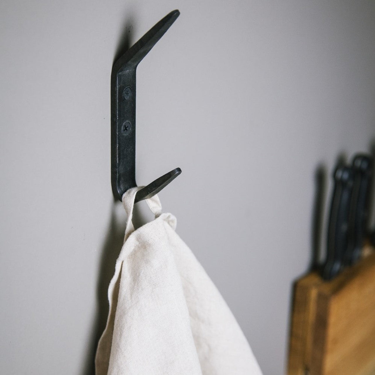 Coat Hook Double - Brut