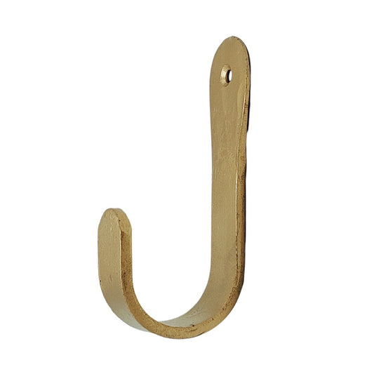 Coat Hook Rond Brass - Brut