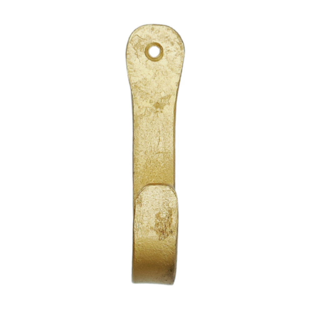 Coat Hook Rond Brass - Brut