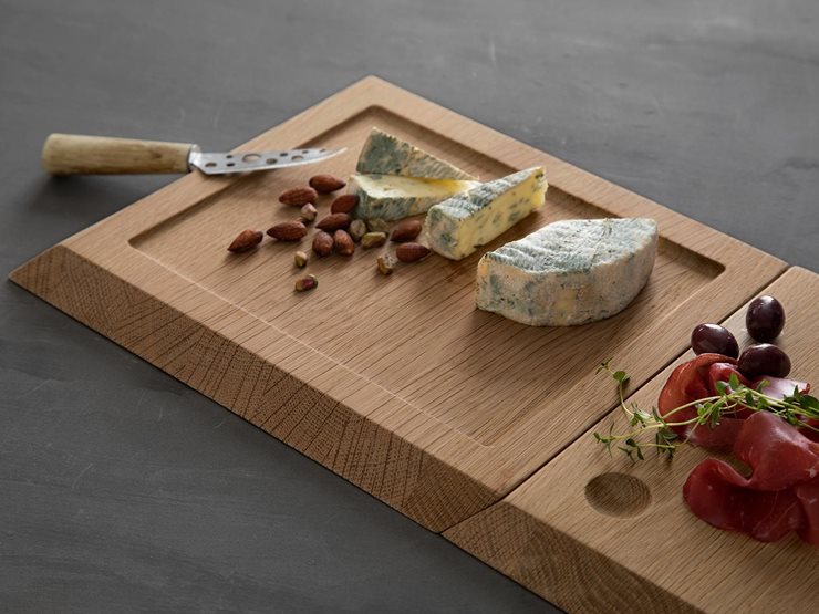 Cutting Board Medium – snij- en serveerplank in massief eiken