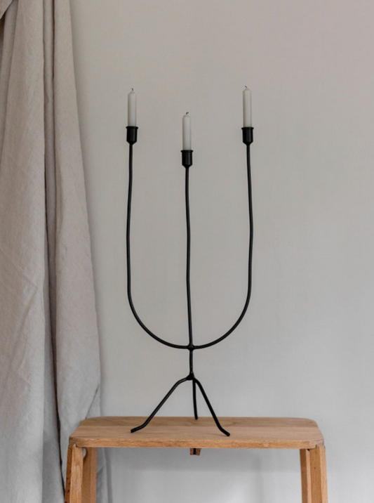 K'Willeminhuis kasteel kandelaar zwart