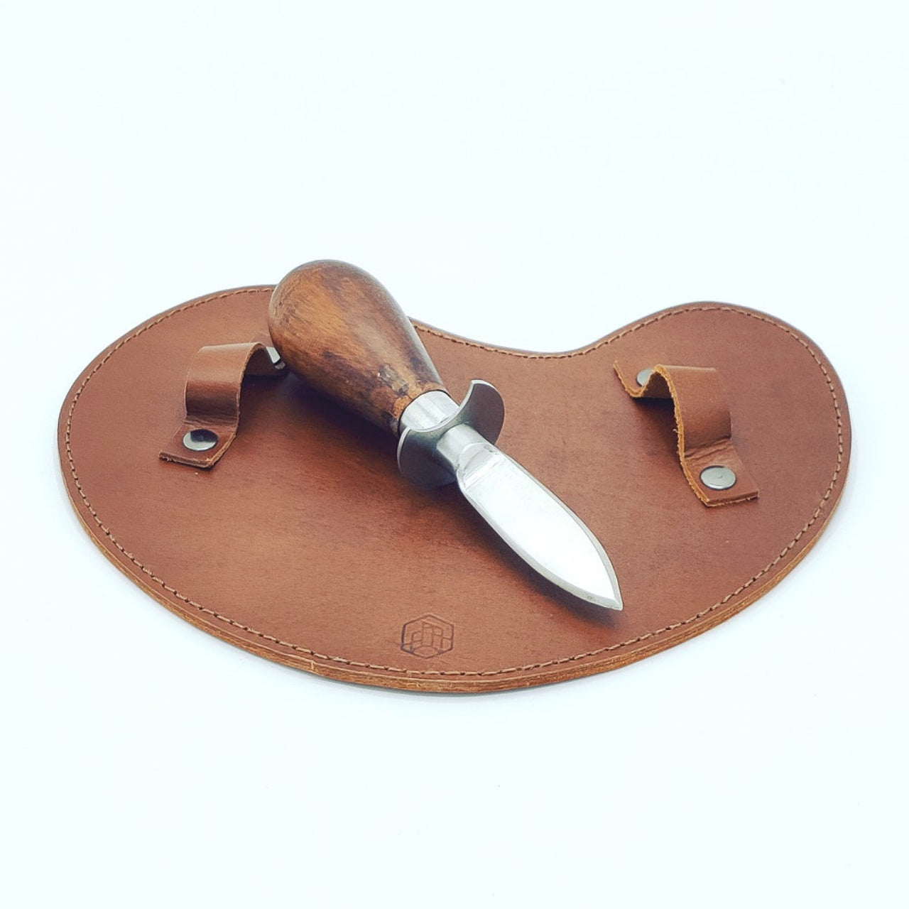 Oyster knife with leather glove – Brut